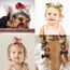 40pcs Baby Mädchen Haarschleifen Haargummis Elastisches Stirnband Pferdeschwanzhalter Gummiband Haarseile Haarschmuck für Kinder Kleinkinder Kleine Mädchen