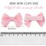 Jollybows 20 Stück Baby Mädchen Haarschleifen, 2 Zoll / 5 cm Haarspangen Haarklammern Haarclips Spangen Baby Haarschmuck für Mädchen Kinder Teenager Damen (Gemischte Farbe D)