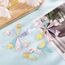 patinadrift 24 Stück Haarspangen Mädchen Glitzer, Haarspangen Kinder Mehrfarbig, Unicorn Meerjungfrau Herzen Regenbogen Haarclips Niedliche Haarschmuck für Kleinkinder Kinder Mädchen Frauen