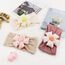 DRESHOW Stirnband Baby Mädchen Dehnbare Nylon Stirnbänder Handgefertigte Blumen Haarband for Neugeborene Kleinkinder Kinder