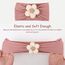 DRESHOW Stirnband Baby Mädchen Dehnbare Nylon Stirnbänder Handgefertigte Blumen Haarband for Neugeborene Kleinkinder Kinder 3 Stück