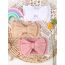 DRESHOW Stirnband Baby Mädchen Dehnbare Nylon Stirnbänder Handgefertigte Schleife Haarband for Neugeborene Kleinkinder Kinder 3 Stück