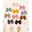 Jollybows 20 Stück Baby Mädchen Haarschleifen, 2 Zoll / 5 cm Haarspangen Haarklammern Haarclips Spangen Baby Haarschmuck für Mädchen Kinder Teenager Damen (Dunkle Farbe)