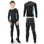 Leeboom Thermounterwäsche Kinder Fußball Thermohose Funktionswäsche Kinder Atmungsaktiv Skiunterwäsche Thermounterwäsche Sport Schnell Trockend Sportunterwäsche Fussball Unterwäsche