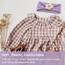 DRESHOW Stirnband Baby Mädchen Dehnbare Nylon Stirnbänder Handgefertigte Blumen Haarband for Neugeborene Kleinkinder Kinder 3 Stück