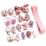 HCliptie 36 Stück Baby Mädchen Haarspangen Nette Haarschleifen Elastische Haargummis Haarschmuck Pferdeschwanzhalter Haarnadeln Set Für Baby Mädchen Teenager Kleinkinder