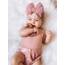 DRESHOW Stirnband Baby Mädchen Dehnbare Nylon Stirnbänder Handgefertigte Schleife Haarband for Neugeborene Kleinkinder Kinder 3 Stück