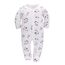 Schlafstrampler Baby Junge Maedchen 3er Unisex Pyjamas Baumwolle Strampler Jumpsuits Langarm Spieler Babykleidung mit 0-6 Monate