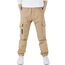 CAMLAKEE Cargohose Jungen Jogginghose Kinder Cargo Hosen Jungs Arbeitshose mit Elastischem Bund Beige DE: 152-158 (Herstellergröße 150)