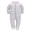 Schlafstrampler Baby Junge Maedchen 3er Unisex Pyjamas Baumwolle Strampler Jumpsuits Langarm Spieler Babykleidung mit 0-6 Monate