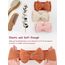 DRESHOW Stirnband Baby Mädchen Dehnbare Nylon Stirnbänder Handgefertigte Schleife Haarband for Neugeborene Kleinkinder Kinder 3 Stück