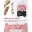 DRESHOW Stirnband Baby Mädchen Dehnbare Nylon Stirnbänder Handgefertigte Schleife Haarband for Neugeborene Kleinkinder Kinder 3 Stück