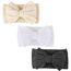 DRESHOW Stirnband Baby Mädchen Dehnbare Nylon Stirnbänder Handgefertigte Schleife Haarband for Neugeborene Kleinkinder Kinder 3 Stück