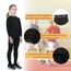 Leeboom Thermounterwäsche Kinder Fußball Thermohose Funktionswäsche Kinder Atmungsaktiv Skiunterwäsche Thermounterwäsche Sport Schnell Trockend Sportunterwäsche Fussball Unterwäsche