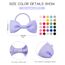 60pcs Baby Mädchen Haarschleifen Haargummis Elastisches Stirnband Pferdeschwanzhalter Gummiband Haarseile Haarschmuck für Kinder Kleinkinder Kleine Mädchen