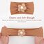 DRESHOW Stirnband Baby Mädchen Dehnbare Nylon Stirnbänder Handgefertigte Blumen Haarband for Neugeborene Kleinkinder Kinder 3 Stück