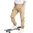 CAMLAKEE Cargohose Jungen Jogginghose Kinder Cargo Hosen Jungs Arbeitshose mit Elastischem Bund Beige DE: 140-146 (Herstellergröße 140)