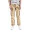 NATUST Jungen Cargohose Kinder Freizeithose Jogginghose Jungs Cargo Hose mit Elastischem Bund Khaki 128-134