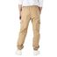 CAMLAKEE Cargohose Jungen Jogginghose Kinder Cargo Hosen Jungs Arbeitshose mit Elastischem Bund Beige DE: 128-134 (Herstellergröße 130)