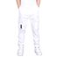 CAMLAKEE Cargohose Jungen Jogginghose Kinder Cargo Hosen Jungs Arbeitshose mit Elastischem Bund Weiß DE: 170-176 (Herstellergröße 180)
