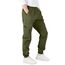 CAMLAKEE Cargohose Jungen Jogginghose Kinder Cargo Hosen Jungs Arbeitshose mit Elastischem Bund Armee Grün DE: 152-158 (Herstellergröße 150)
