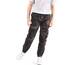 NATUST Jungen Cargohose Kinder Freizeithose Jogginghose Jungs Cargo Hose mit Elastischem Bund Tarngrün 128-134