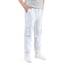 NATUST Jungen Cargohose Kinder Freizeithose Jogginghose Jungs Cargo Hose mit Elastischem Bund Weiß 134-140 (Herstellergröße: 140)