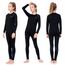 Thermounterwäsche Kinder, Funktionsunterwäsche Junge Skiunterwäsche Mädchen Winter atmungsaktiv Thermowäsche Set Warm Weich Funktionswäsche Thermo Unterwäsche Thermounterhemd für Kinder Blau XXL