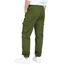 CAMLAKEE Cargohose Jungen Jogginghose Kinder Cargo Hosen Jungs Arbeitshose mit Elastischem Bund Armee Grün DE: 128-134 (Herstellergröße 130)
