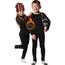HOPLYNN - Thermal Athletic Set für Children Funktioneller Sportanzug Ski Thermal Set Jungen Atmungsaktive Thermal Athletic Football Ski mit Fleece Schwarz M