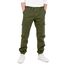 CAMLAKEE Cargohose Jungen Jogginghose Kinder Cargo Hosen Jungs Arbeitshose mit Elastischem Bund Armee Grün DE: 140-146 (Herstellergröße 140)