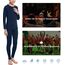 HOPLYNN - Thermal Underwear Set für Kinder Funktionsunterwäsche Skiunterwäsche Jungen Atmungsaktiv Thermal Underwear Warme Fussball Ski Blau XL