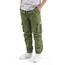 NATUST Jungen Cargohose Kinder Freizeithose Jogginghose Jungs Cargo Hose mit Elastischem Bund Armeegrün 134-140