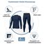 HOPLYNN - Thermal Underwear Set für Kinder Funktionsunterwäsche Skiunterwäsche Jungen Atmungsaktiv Thermal Underwear Warme Fussball Ski Blau L