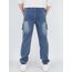 CAMLAKEE Cargohose Jungen Jogginghose Kinder Cargo Hosen Jungs Arbeitshose mit Elastischem Bund Denim DE: 170-176 (Herstellergröße 180)