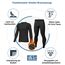 HOPLYNN - Thermal Athletic Set für Children Funktioneller Sportanzug Ski Thermal Set Jungen Atmungsaktive Thermal Athletic Football Ski mit Fleece Schwarz L
