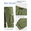 NATUST Jungen Cargohose Kinder Freizeithose Jogginghose Jungs Cargo Hose mit Elastischem Bund Armeegrün 134-140