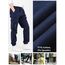 CAMLAKEE Cargohose Jungen Jogginghose Kinder Cargo Hosen Jungs Arbeitshose mit Elastischem Bund Navy DE: 140-146 (Herstellergröße 140)