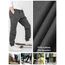 CAMLAKEE Cargohose Jungen Jogginghose Kinder Cargo Hosen Jungs Arbeitshose mit Elastischem Bund Grau DE: 140-146 (Herstellergröße 140)