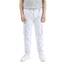 NATUST Jungen Cargohose Kinder Freizeithose Jogginghose Jungs Cargo Hose mit Elastischem Bund Weiß 146-152 (Herstellergröße: 150)