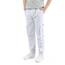 NATUST Jungen Cargohose Kinder Freizeithose Jogginghose Jungs Cargo Hose mit Elastischem Bund Weiß 146-152 (Herstellergröße: 150)