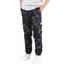 NATUST Jungen Cargohose Kinder Freizeithose Jogginghose Jungs Cargo Hose mit Elastischem Bund Tarngrau 158-164 (Herstellergröße: 160)