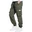 LAUSONS Hosen für Jungen Cargohose Kinder Hose Cargo Jogginghose Freizeithose mit Gummizug Grün 134-140 (Herstellergröße 130)