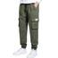 LAUSONS Hosen für Jungen Cargohose Kinder Hose Cargo Jogginghose Freizeithose mit Gummizug Grün 164-170 (Herstellergröße 170)
