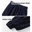 LAUSONS Hosen für Jungen Cargohose Kinder Hose Cargo Jogginghose Freizeithose mit Gummizug Dunkelblau 134-140 (Herstellergröße 130)