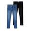 NAME IT Jungen NKMSILAS XSLIM Jeans 2002-TX, Black/W. MEDIUM Blue Denim, 110