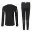Echinodon Sportunterwäsche Kinder Fußball Jungen Mädchen Schnelltrockend Funktionsunterwäsche Kompressionsunterwäsche Set für Fitness Running Fußballtraining Basketball Radsport A-Schwarz S