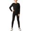 Echinodon Sportunterwäsche Kinder Fußball Jungen Mädchen Schnelltrockend Funktionsunterwäsche Kompressionsunterwäsche Set für Fitness Running Fußballtraining Basketball Radsport A-Schwarz 30