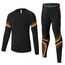 Echinodon Sportunterwäsche Kinder Fußball Jungen Mädchen Schnelltrockend Funktionsunterwäsche Kompressionsunterwäsche Set für Fitness Running Fußballtraining Basketball Radsport A-Bunt 30