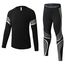 Echinodon Sportunterwäsche Kinder Fußball Jungen Mädchen Schnelltrockend Funktionsunterwäsche Kompressionsunterwäsche Set für Fitness Running Fußballtraining Basketball Radsport A-Silber 30